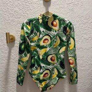 Mott50 Avocado Long Sleeve Swimsuit
